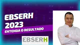 Analise resultado da prova objetiva do concurso da Ebserh 2023