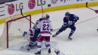 Connor Brown 15th Goal of the Season! 2/23/2017 (New York Rangers vs Toronto Maple Leafs)