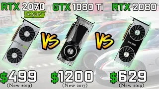 RTX 2070 Super vs GTX 1080 Ti vs RTX 2080 Gaming Benchmarks Comparison