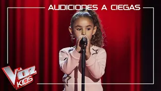 Samira Cuesta - Válgame Dios | Blind auditions | The Voice Kids Antena 3 2021