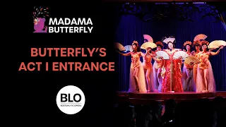 Butterfly's Act I Entrance | Madama Butterfly at Boston Lyric Opera