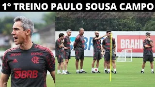 TREINO FLAMENGO - A primeira atividade em campo de Paulo Sousa! #Flamengo #VamosFlamengo #CRF #RIO