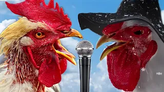 funniest Chicken Song and funniest Dancing Rooster / funniest chicken dance