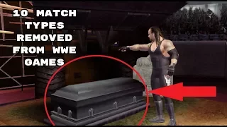 10 Match Types REMOVED From WWE Games
