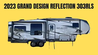 5th Wheel Under 33ft THE 2023 GRAND DESIGN REFLECTION 303RLS