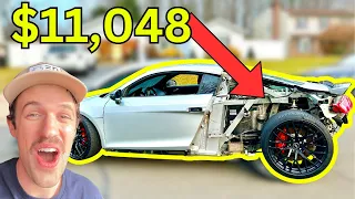 REBUILDING A CRASHED AUDI R8 AS CHEAP AS POSSIBLE