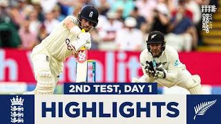 England v New Zealand - Day 1 Highlights | Fans Return to Edgbaston! | 2nd LV= Insurance Test 2021