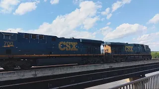 CSX Train across the Tennessee River in Bridgeport, AL - 5/11/2024