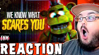 FNAF SONG "We Know What Scares You" (ANIMATED II) #FNAF REACTION!!!