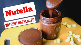 Nutella without hazelnuts || Nutella using cashewnuts || Nutella recipe in tamil || easy nutella