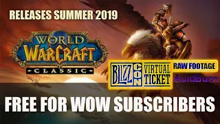 Blizzcon 2018 Day 2 World of Warcraft Restoring history: creating WoW Classic RAW