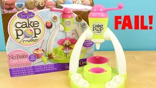 Cake Pop Maker Cool Baker - DIY Make Your Own Cake Pops! - FAIL!