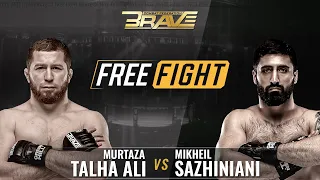 FREE MMA Fight | Murtaza Talha Ali VS Mikheil Sazhiniani | BRAVE CF 57