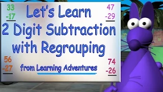 2 Digit Subtraction with Regrouping by Learning Adventures