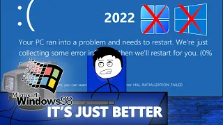 When A Gamer Installs Windows 98 In 2022