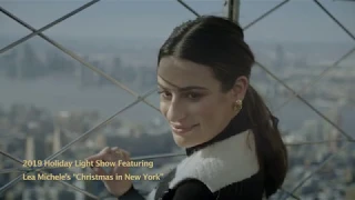 2019 Lea Michele “Christmas in New York” Holiday Music-to-Light Show Presented by Kay Jewelers