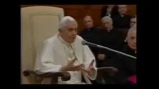 Benedetto XVI racconta la sua esperienza di seminarista (Risposte "a braccio", 1a parte)