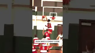 Zion couldn’t be stopped in high school 😳