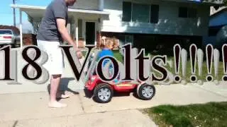 Pop-a-wheelie Power Wheels 18v