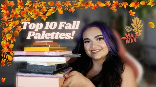 MY TOP 10 FAVORITE FALL EYESHADOW PALETTES, YOU PROBABLY HAVEN'T HEARD OF!