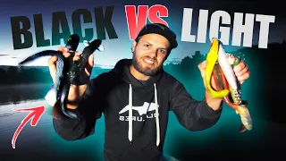 Black vs Light Lures for NIGHT FISHING?! 🌘🐊 (Pike Fishing Challenge)
