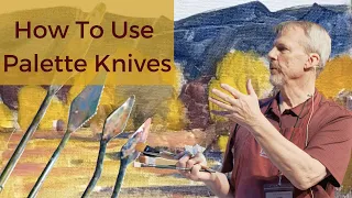 When To Use A Palette Knife - A Landscape Painting Tutorial