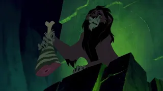 The lion king and lion guard ( all hyena eating  )
