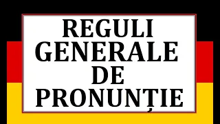 Invata Germana | REGULI generale de PRONUNTIE