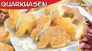 Quarkhasen Rezept backen - so soft und lecker aus Quark-Öl-Teig!