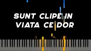 Sunt clipe in viata ce dor - Cand incercarile's prea grele  - Negativ Pian - Tutorial Pian - #507