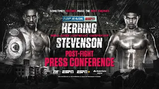 Jamel Herring vs Shakur Stevenson  Post-Fight Press Conference  hevar MMA