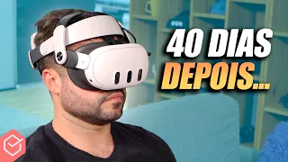 PASSEI 40 DIAS no MUNDO VR com o META QUEST 3!