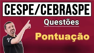 Questões CESPE/CEBRASPE - Pontuação - Prof. Andresan Machado