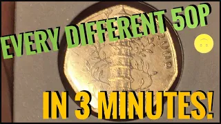 EVERY 50p Coin to Collect! (All 69! - UK Circulation)