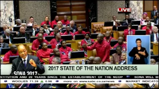 Malema lashes out at parliament speakers and president Zuma