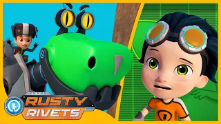 Frankie’s Botasaur, Rusty’s Mega Stacker +MORE | Rusty Rivets | Cartoons for Kids