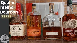 Qual o melhor Bourbon parte 2: Maker's Mark, Bulleit, Woodford Reserve ou Buffalo Trace???