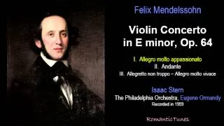 Mendelssohn Violin Concerto in E minor, Op. 64; Stern, Philadelphia, Ormandy