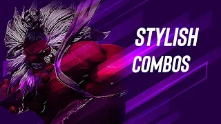 Street fighter 5 Akuma stylish combos (SFV Definitive Update Patch)