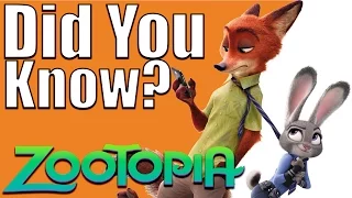 Did You KNOW? - Zootopia (2016)