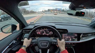 2023 Audi S3 Premium Plus - POV Test Drive | 0-60