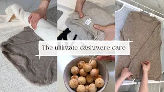 Wash Your Cashmere At Home| luxury minimalist wardrobe | cashmere is the best value fabric