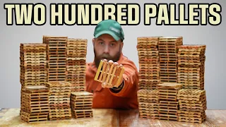 Pallet Coasters, the RIGHT way (200 of them!)