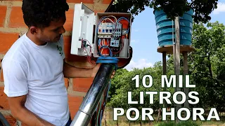 MEU POÇO TEM 140 METROS DE FUNDURA E MINHA BOMBA PUXA 10 MIL LITROS HORA