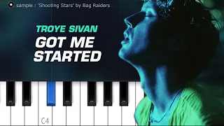 Troye Sivan - Got Me Started (Piano Tutorial)
