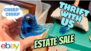 Thrift with US  ~ BlueBIRD HAPPINESS! ESTATE SALE ~ MAKE MONEY RESELLING ON eBay FOR A PROFIT