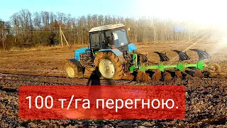 Оранка на піску.Заорюєм перегній по 100 т/га. Органіка є органіка.