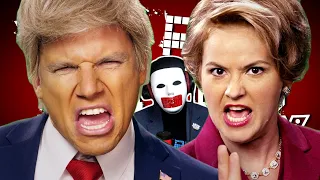 Donald Trump vs Hillary Clinton. Epic Rap Battles of History (Reaction)