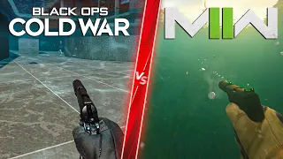 Modern Warfare II vs Black Ops Cold War - Direct Comparison! Attention to Detail & Graphics! PC 4K