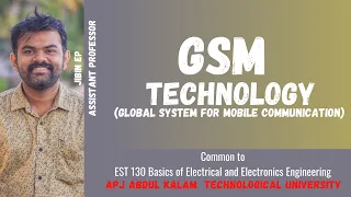 GSM | Global System For Mobile Communication | EST 130 | Basic Electronics| KTU